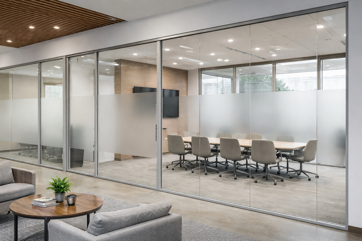 Decorative Frosted & Privacy Window Film for Offices in Dublin, CA – Low Price Window Tint