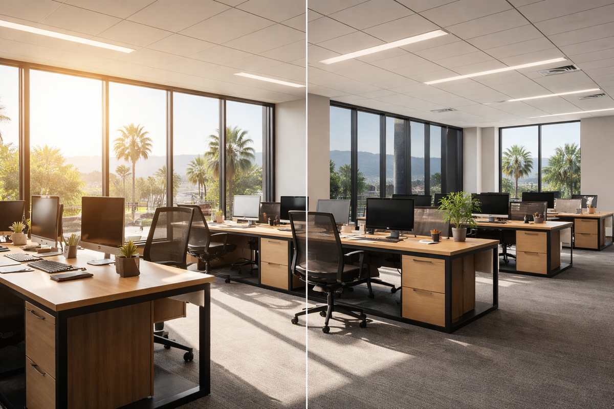 Commercial Window Tinting for Offices in Dublin, CA – Glare & Energy Solutions – Low Price Window Tint