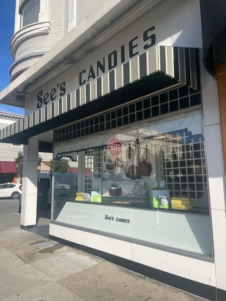 Storefront display windows protected by anti-graffiti film