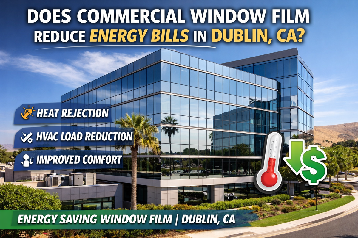 Does Commercial Window Film Reduce Energy Bills in Dublin, CA? – Low Price Window Tint
