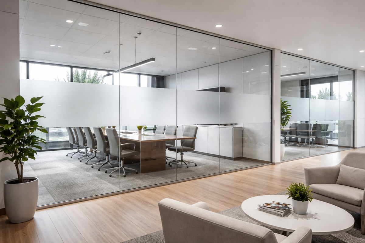 Decorative Frosted Window Film for Offices in Dublin, CA – Low Price Window Tint